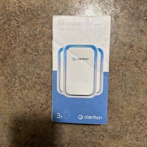 Clarifion Filterless Air Ionizer for Home Negative Ion Filtration System 3-Pack